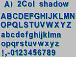 ２col-shadow（２色文字）